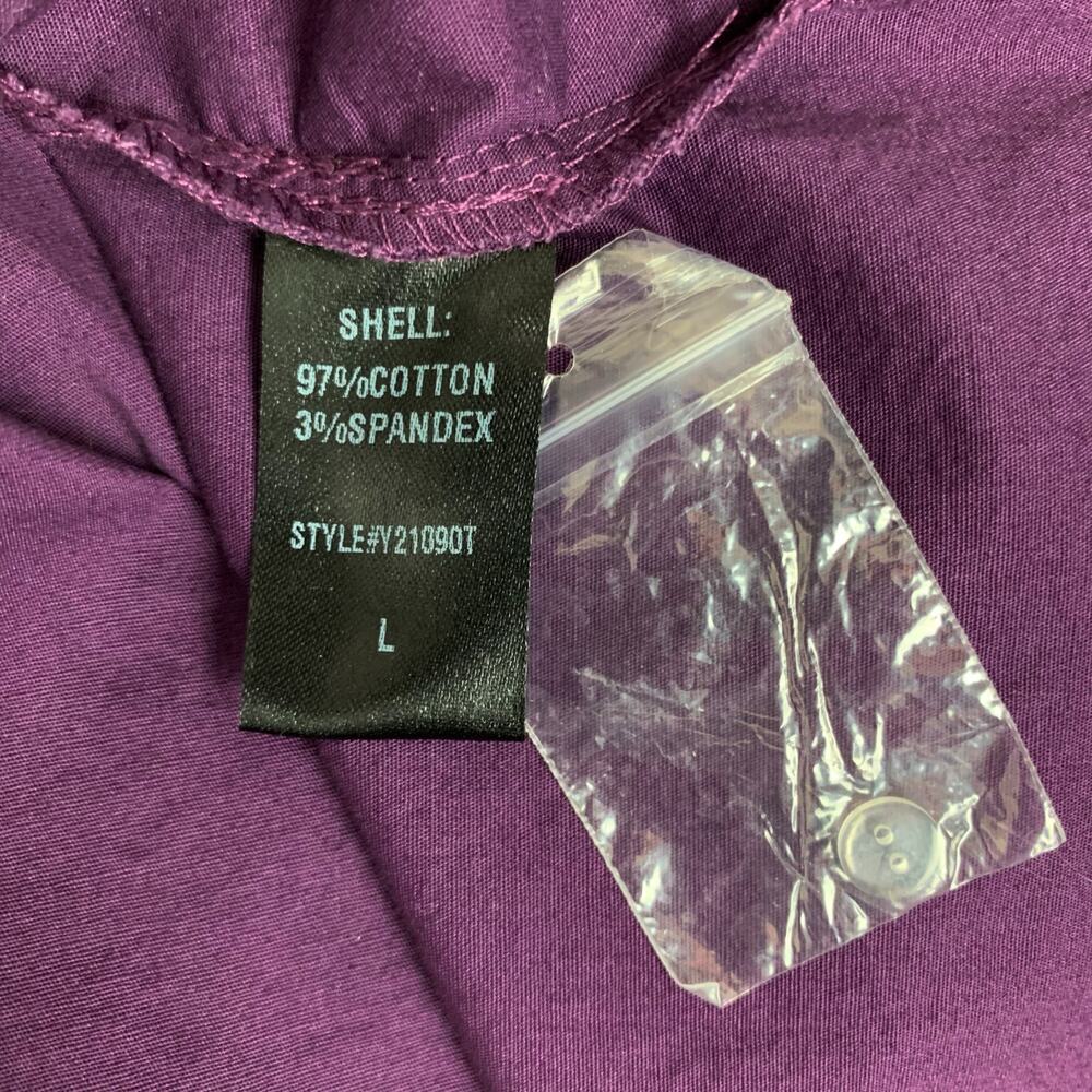 Pomander Place Wrenley Dress Purple Smocked Mini Long Sleeve Women's L - Picture 11 of 11